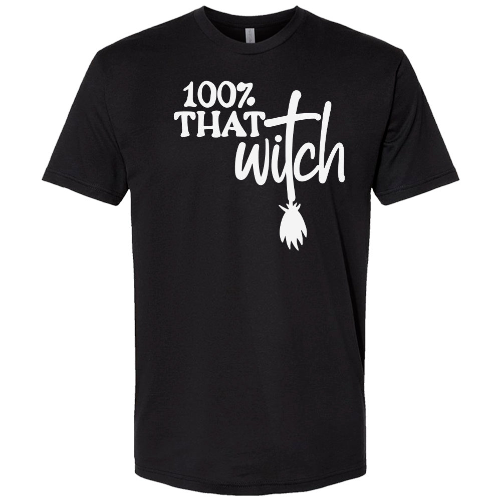 100% That Witch Premium Halloween T-Shirt