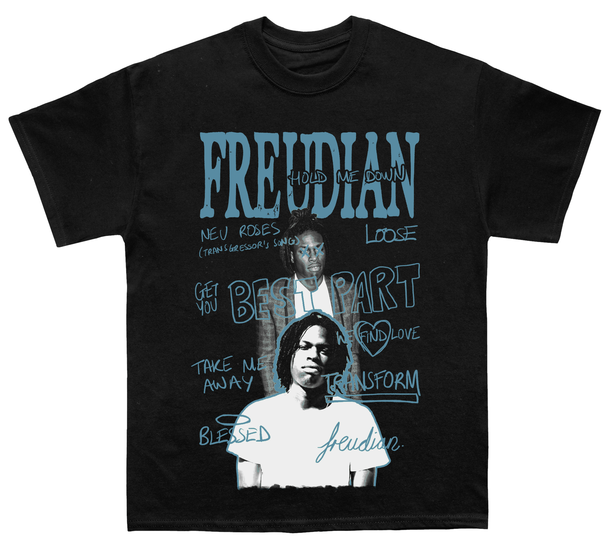Daniel Caesar Freudian Sketchbook T-shirt