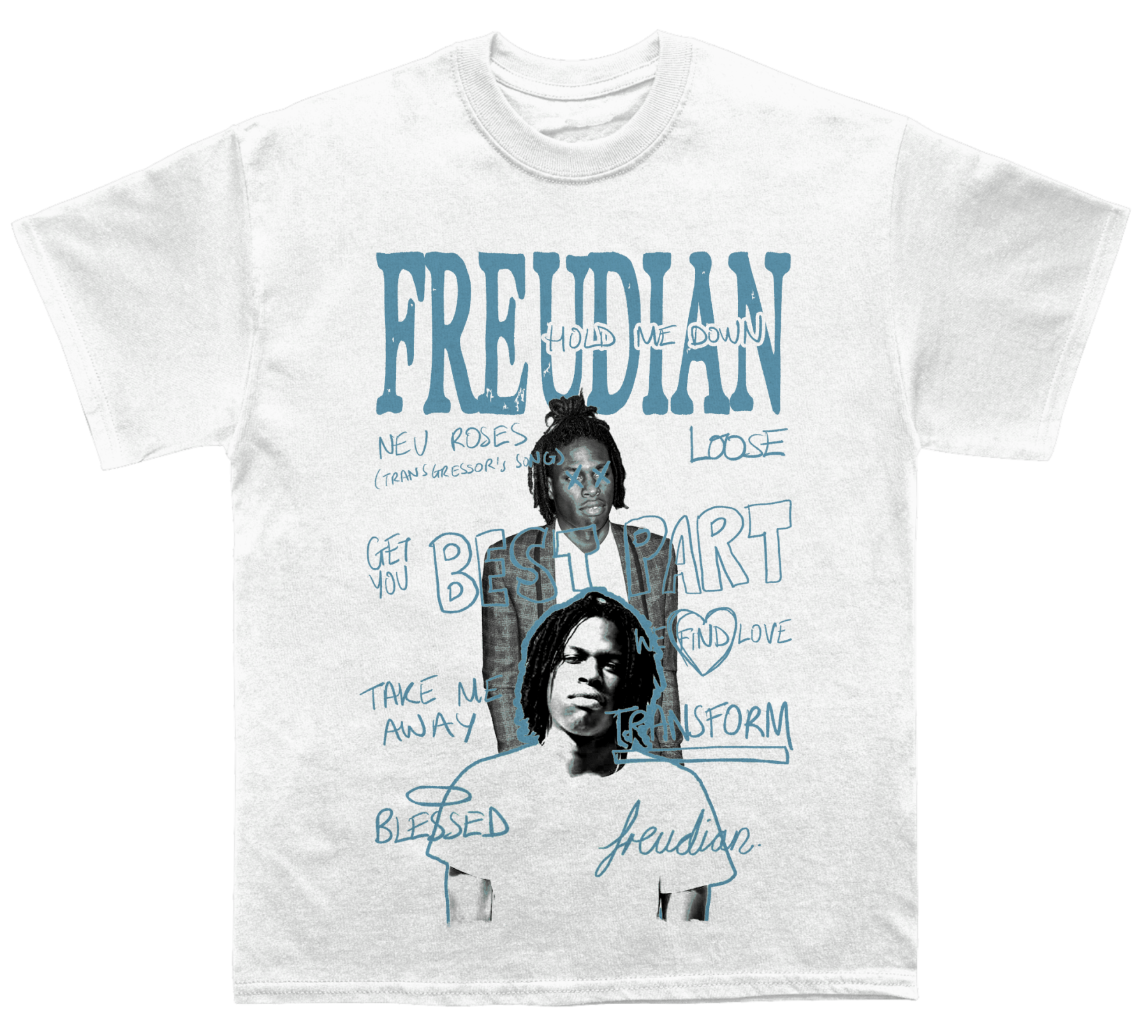 Daniel Caesar Freudian Sketchbook T-shirt
