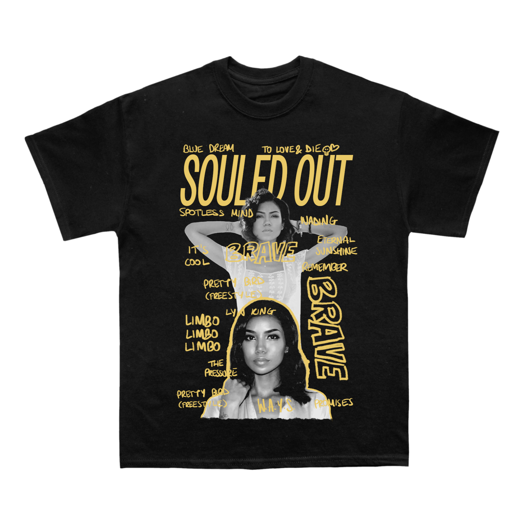 Jhene Aiko Souled Out Sketchbook T-shirt