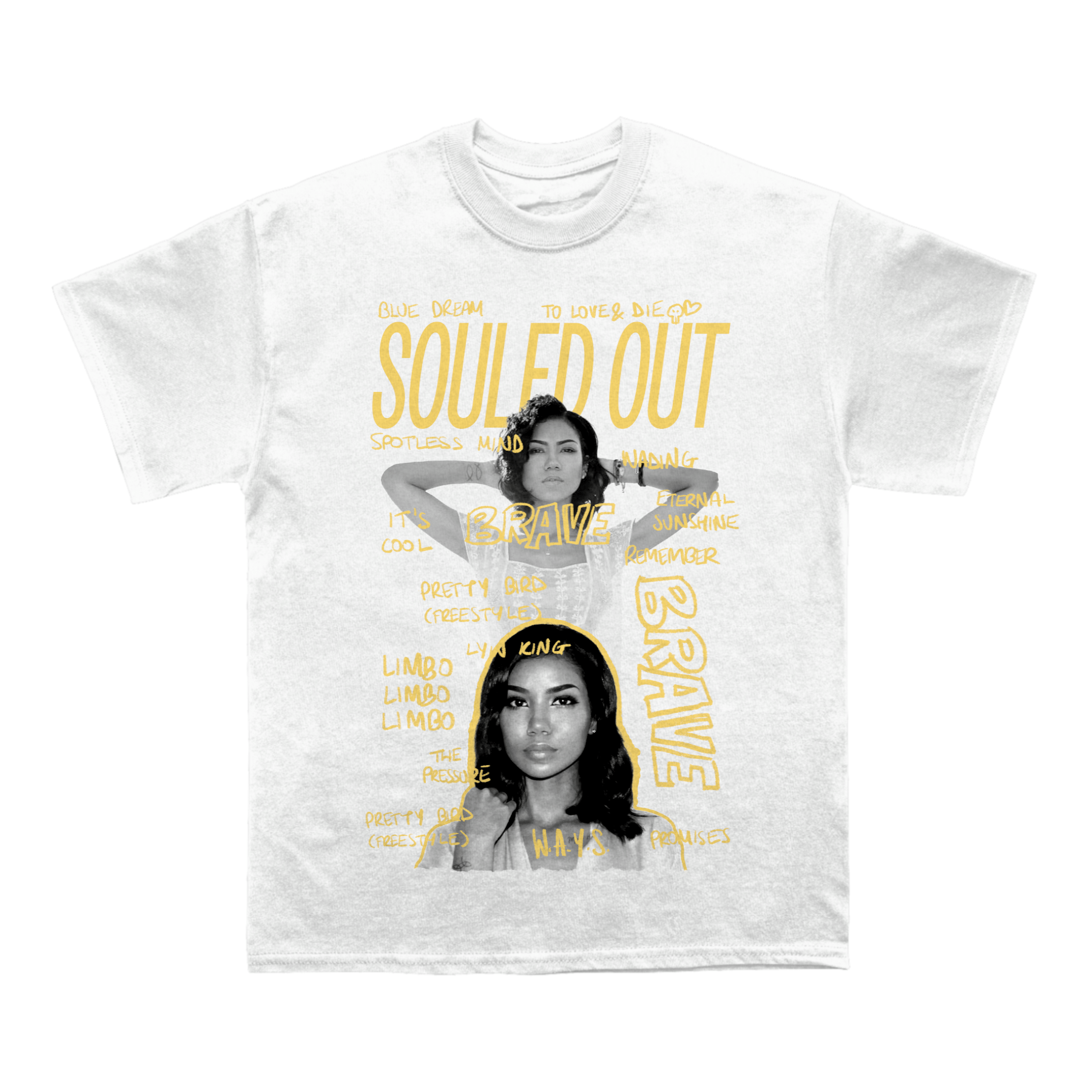 Jhene Aiko Souled Out Sketchbook T-shirt