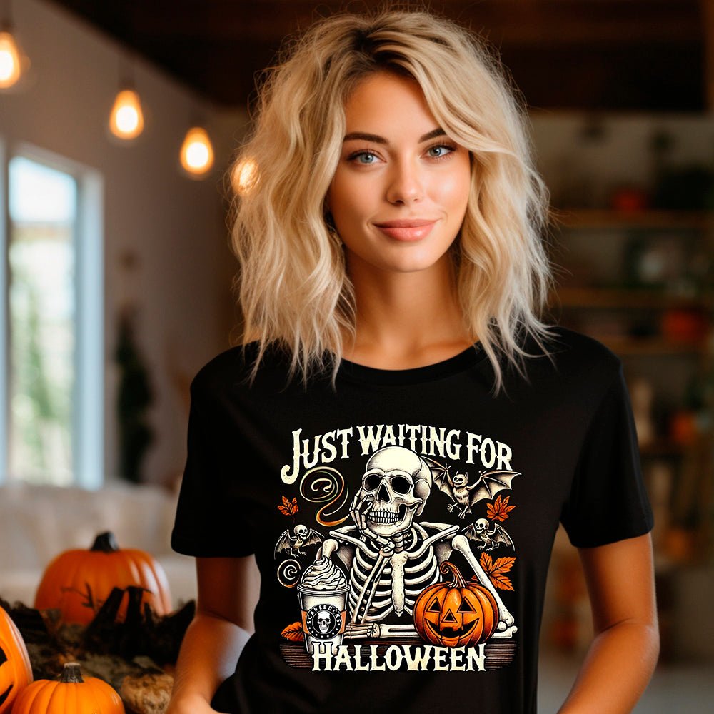 Just Waiting on Halloween Premium T-Shirt