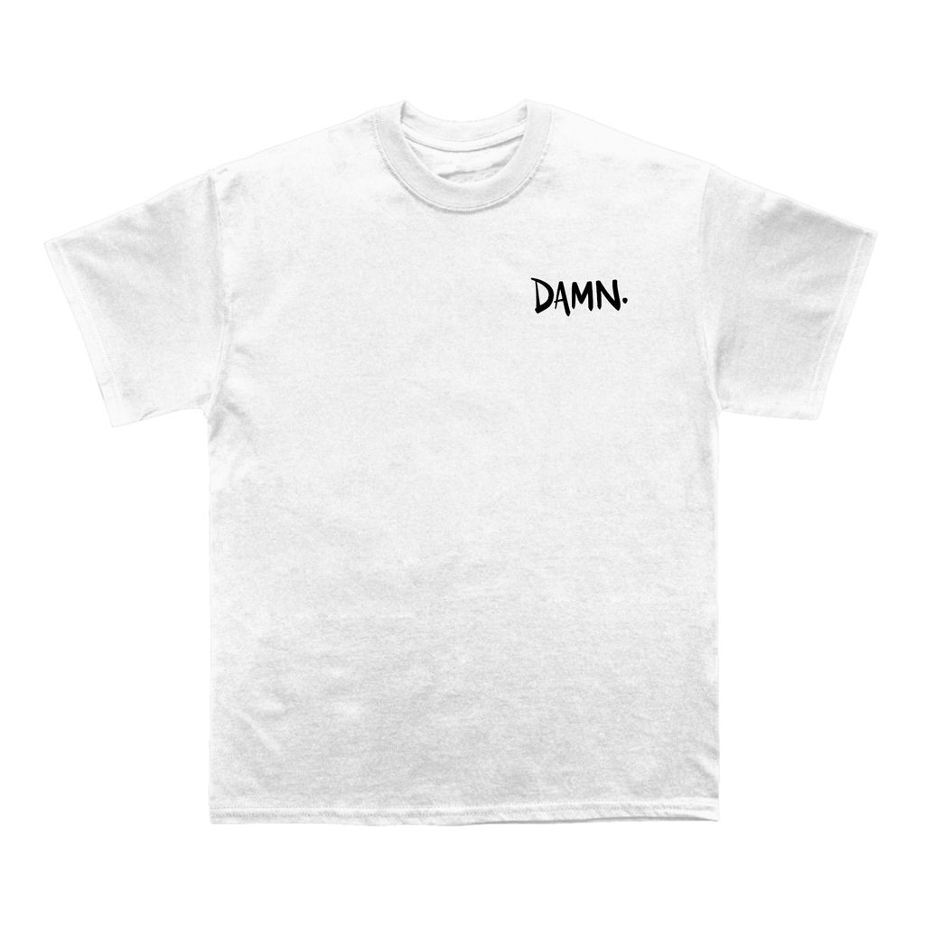 Kendrick Lamar Damn Notebook T-shirt (With Backprint)