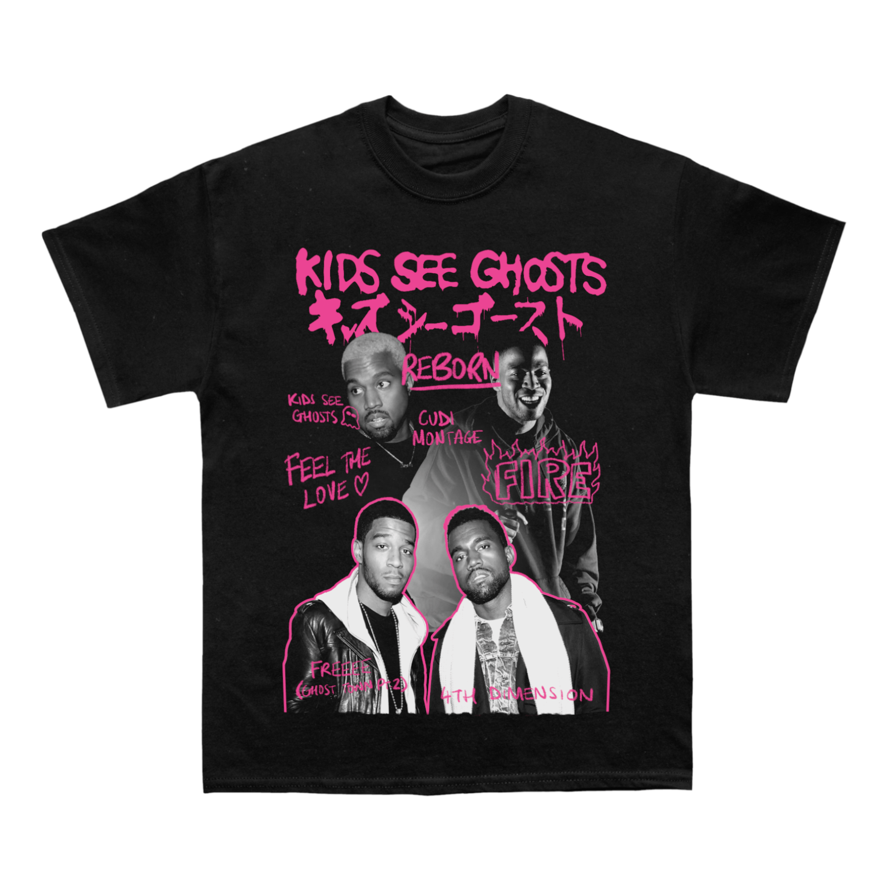 Kids See Ghosts Sketchbook T-shirt