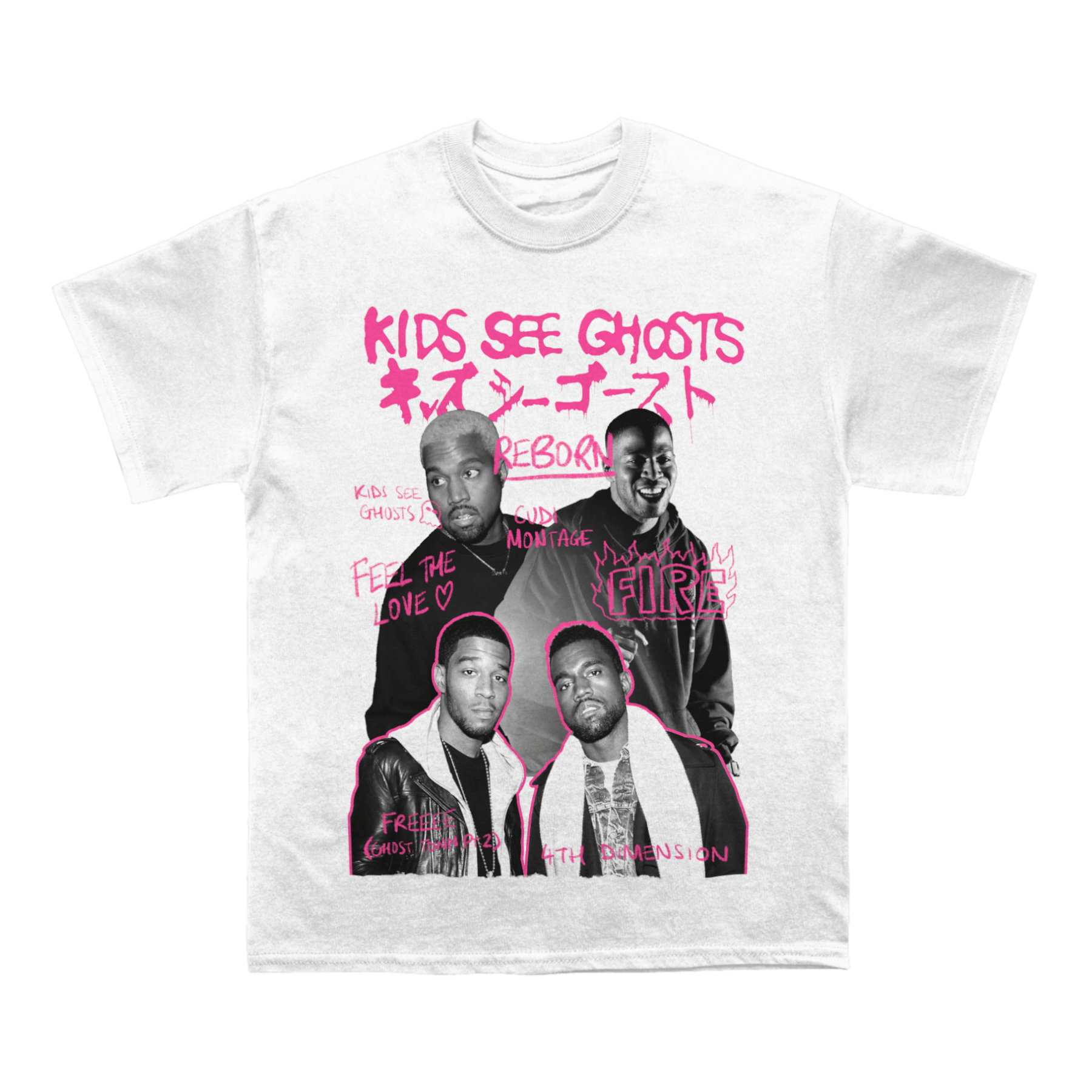 Kids See Ghosts Sketchbook T-shirt