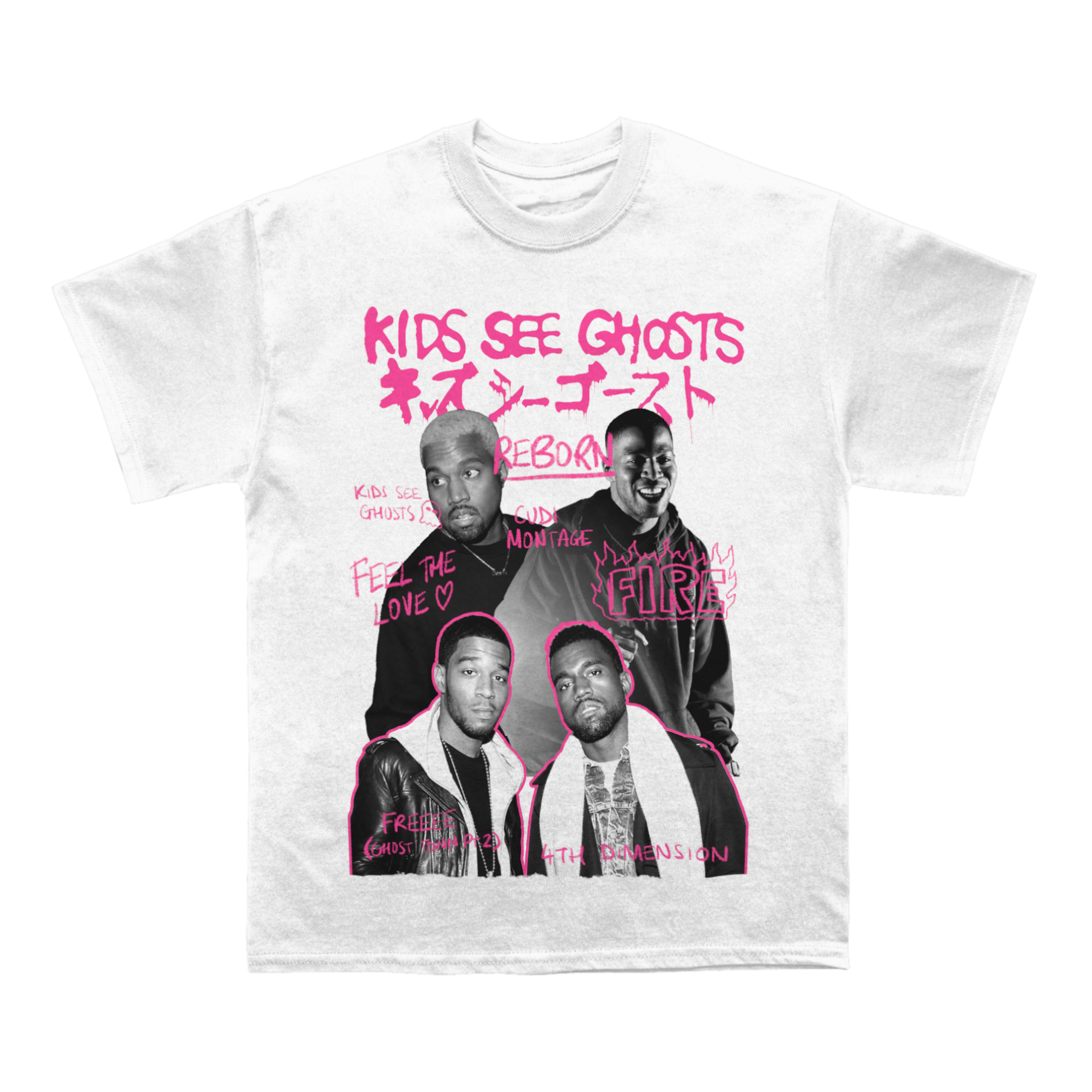 Kids See Ghosts Sketchbook T-shirt