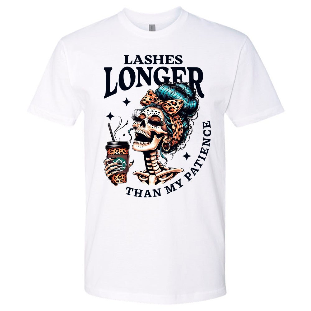 Lashes Longer Than My Patience Premium Halloween T-Shirt