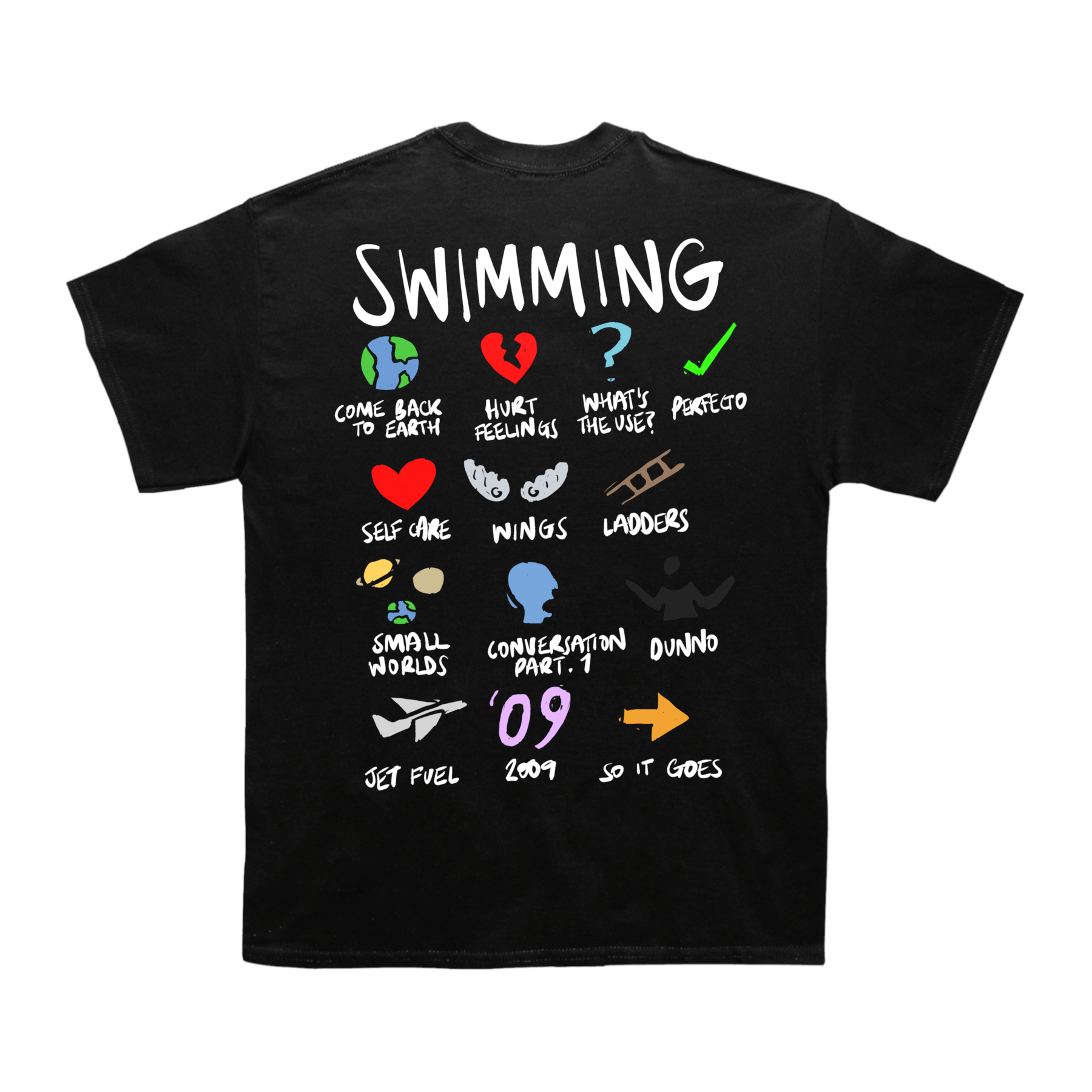 Mac Miller Swimming Notebook T-shirt (With Backprint)