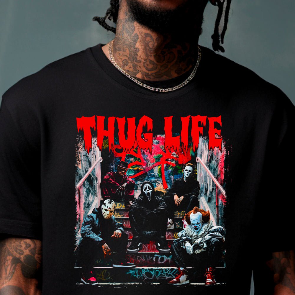 Thug Life Horror Crew Unisex Halloween T-Shirt