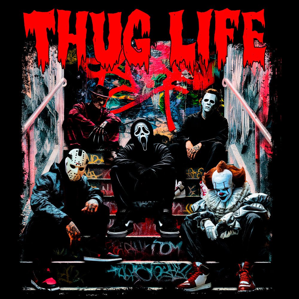 Thug Life Horror Crew Unisex Halloween T-Shirt