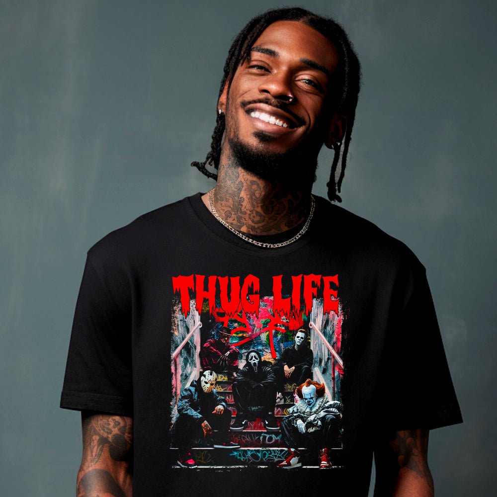 Thug Life Horror Crew Unisex Halloween T-Shirt