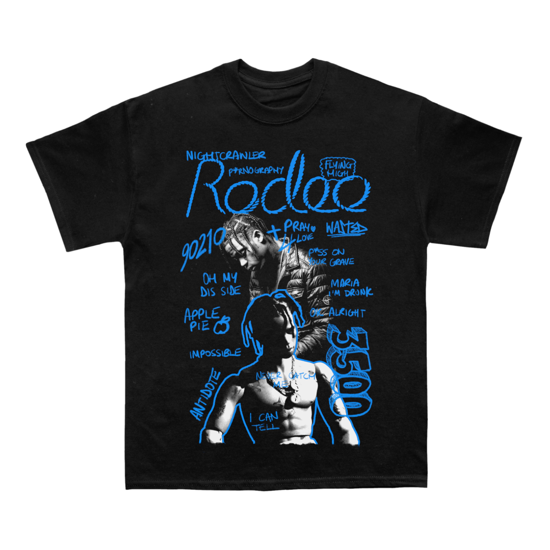 Travis Scott Rodeo Sketchbook T-shirt