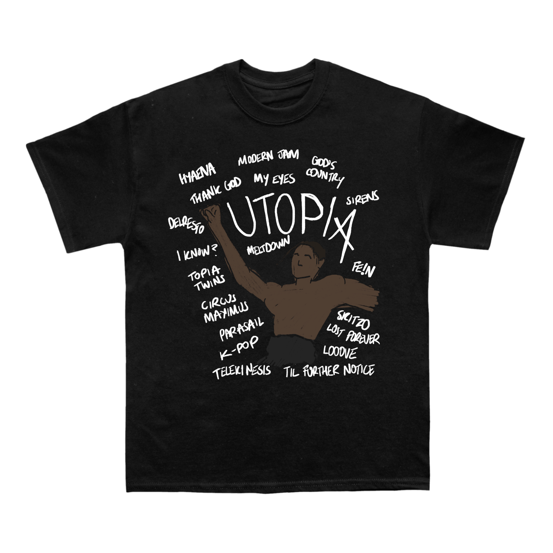 Travis Scott Utopia Cartoon T-shirt