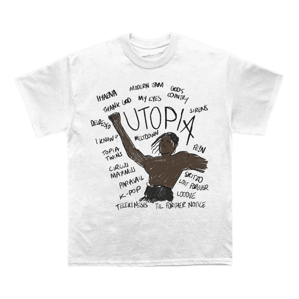 Travis Scott Utopia Cartoon T-shirt